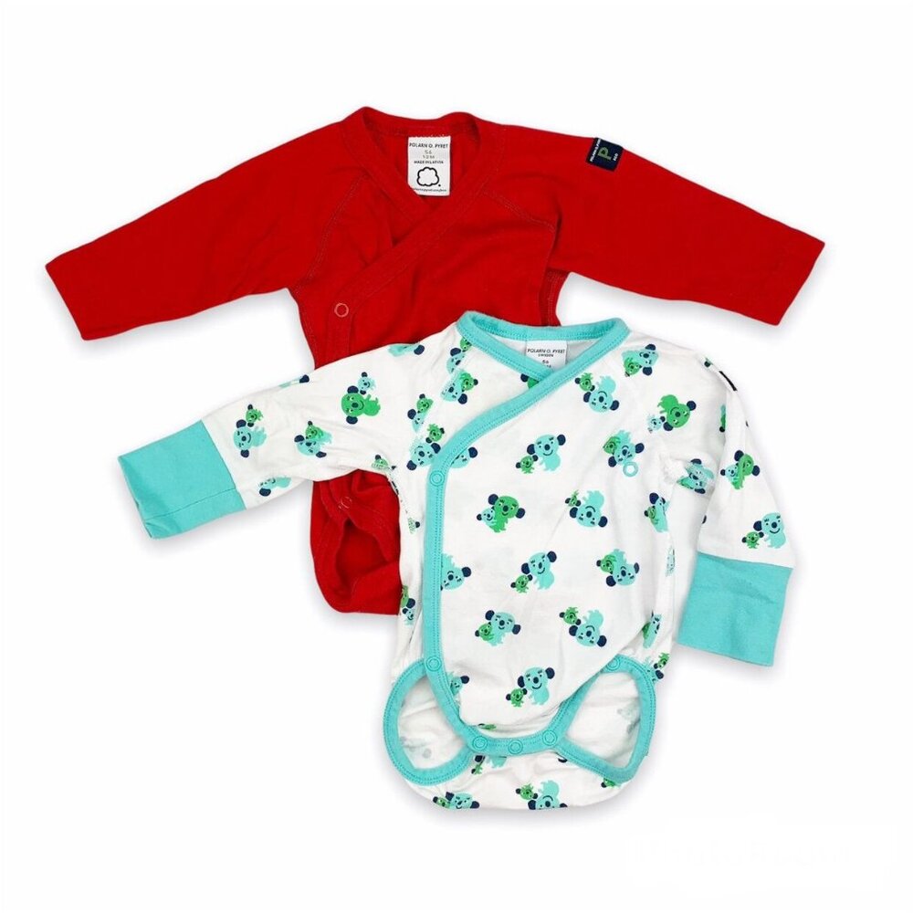Polarn O. Pyret Kimono Onesie Bundle {1/2mo}